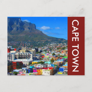 bo kaap mountain postcard