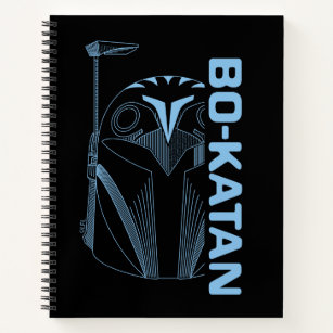 Bo-Katan Helmet Line Art Notebook