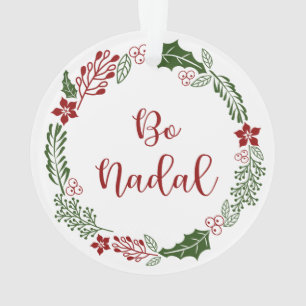 Bo Nadal - Merry Christmas in Galician, Wreath Ornament