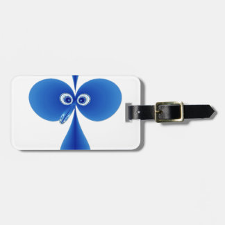 Bo-oby Bird Blue Luggage Tag