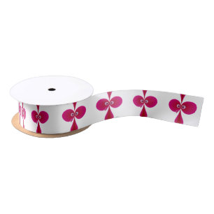 Bo oby Bird Pink Satin Ribbon