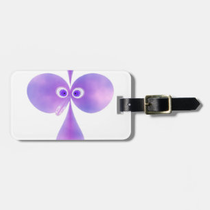 Bo-oby Bird Purple Luggage Tag