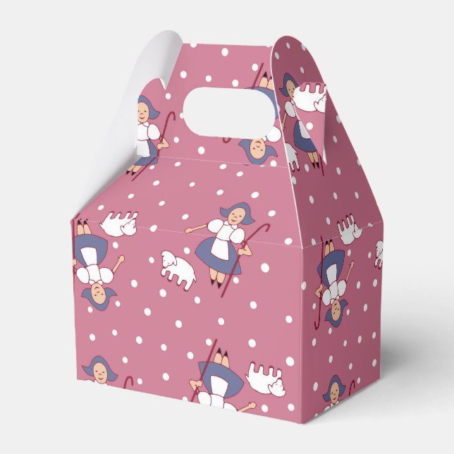 Bo Peep/Mary had Little Lamb favour box (Front Side)