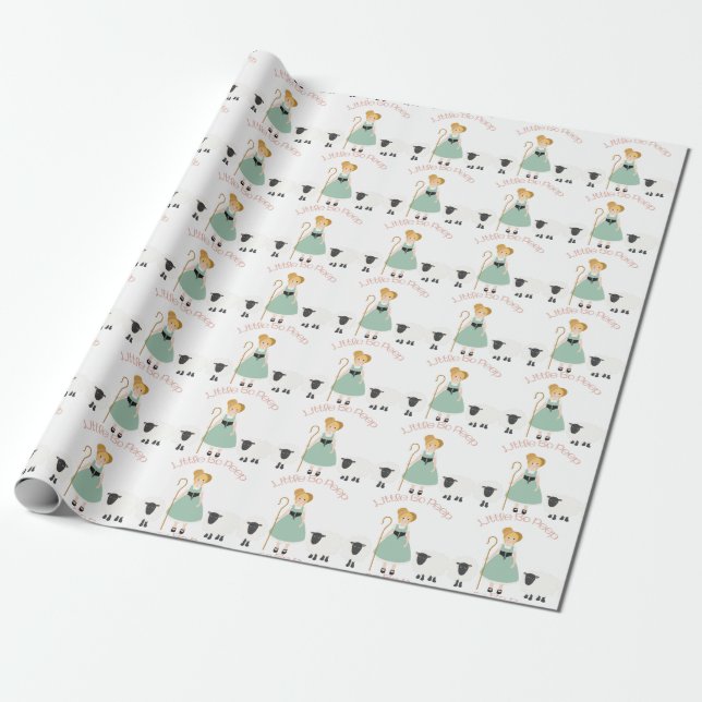 Bo Peep Wrapping Paper (Unrolled)