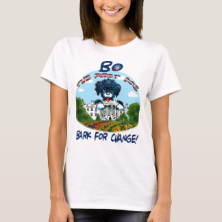 Bo the First Dog "Bark for Change" Women's Tee