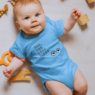 Boa, You Look Tired … (blue) Baby Bodysuit