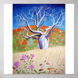 Boab tree poster