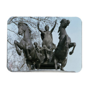 Boadicea, 1850s (bronze) (see also 33580) magnet