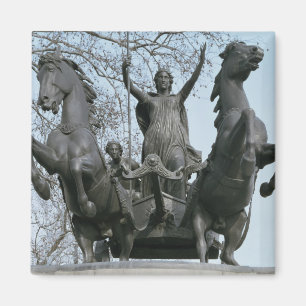 Boadicea, 1850s (bronze) (see also 33580) magnet