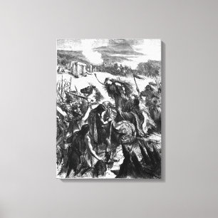 Boadicea Inciting the Iceni against the Romans Canvas Print