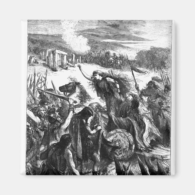 Boadicea Inciting the Iceni against the Romans Magnet (Front)