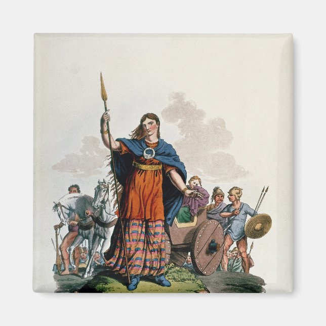 Boadicea, Queen of the Iceni Magnet (Front)