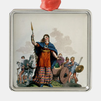 Boadicea, Queen of the Iceni Metal Ornament