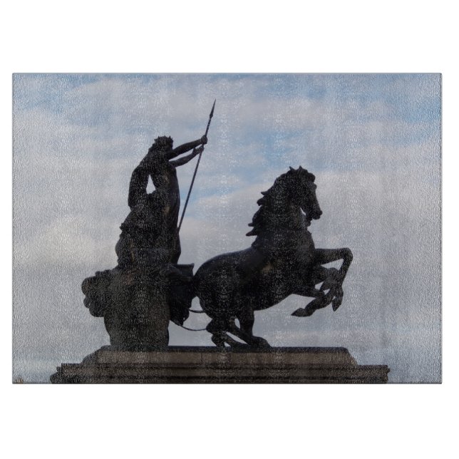 Boadicea Statue Chopping Board (Front)