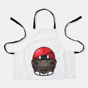 Boar at Football Sports Apron