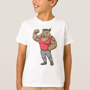 Boar Bodybuilder Bodybuilding Muscles T-Shirt