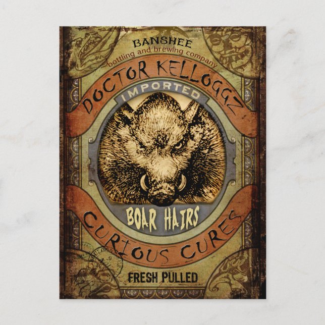 Boar Hairs Postcard (Front)