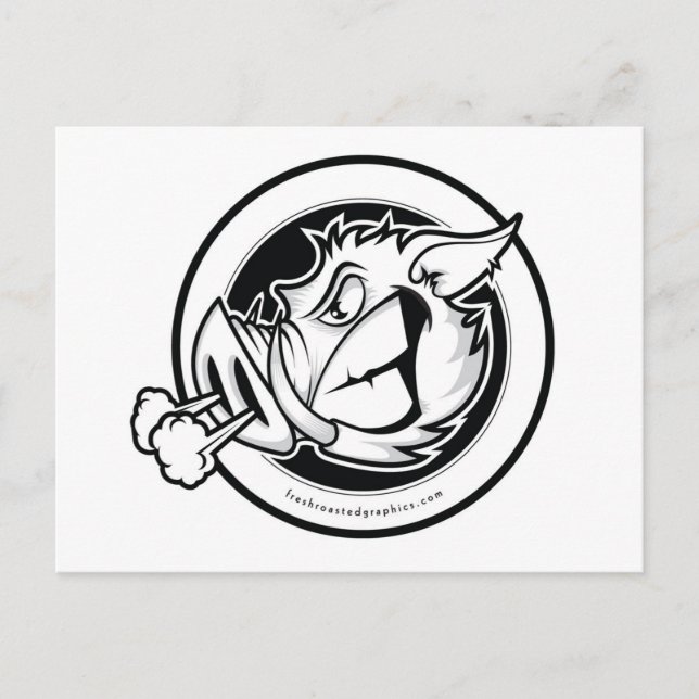 Boar head postcard (Front)