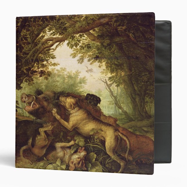 Boar Hunt, 1611 Binder (Front/Inside)