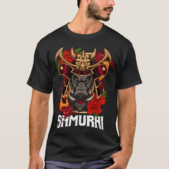 Boar Samurai T-Shirt (Front)