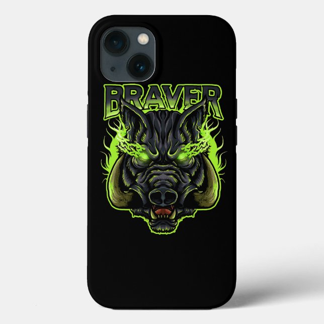 Boar Wildlife Animal Hog Hunting Pig Hunter Catche Case-Mate iPhone Case (Back)