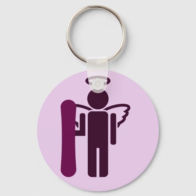 board angel keychain (Front)