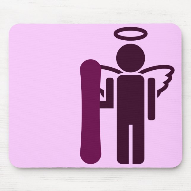 board angel. mouse pad (Front)