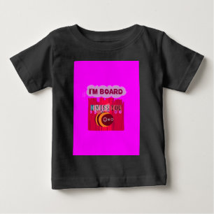 Board Bee Art Print Baby T-Shirt