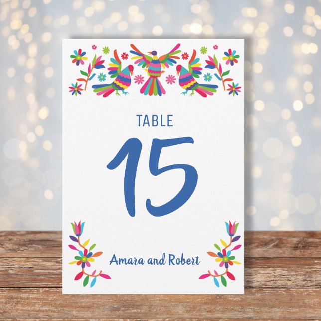 Board Card for wedding, otomi table card (Creator Uploaded)