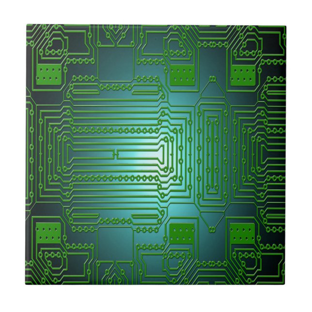 board conductors circuits tile (Front)