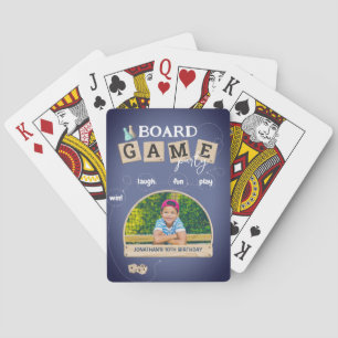 Board Game  Birthday Invitation Playing Cards