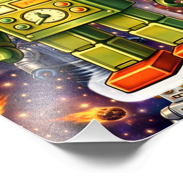 Board game cosmic adventure poster (Coin)