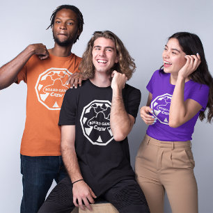 Board Game Crew White Frame Womens Shirt