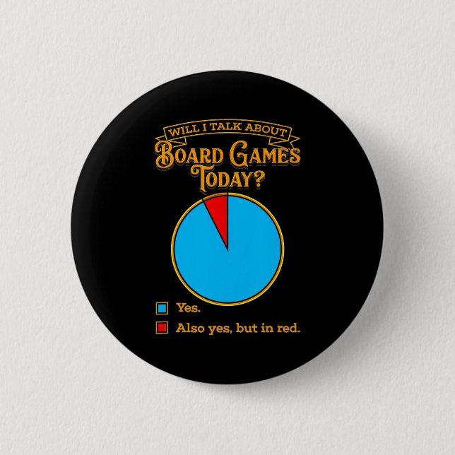 Board Game Enthusiast T Shirt  2 Inch Round Button (Front)