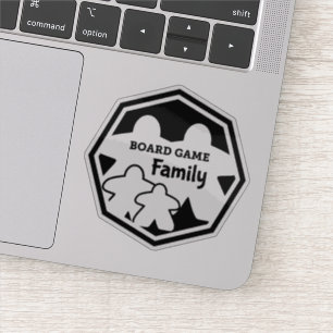 Board Game Family Vinyl Sticker
