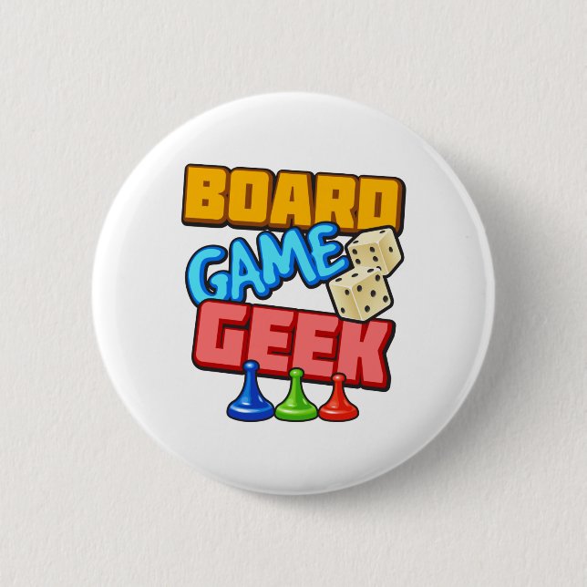 Board Game Geek 2 Inch Round Button (Front)