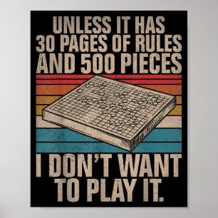 Board Game Joke Funny Board Game  Poster