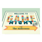 Board Game Night Sign Poster