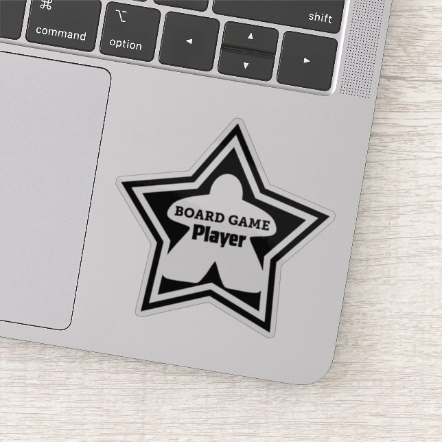 Board Game Player Vinyl Sticker (Detail)