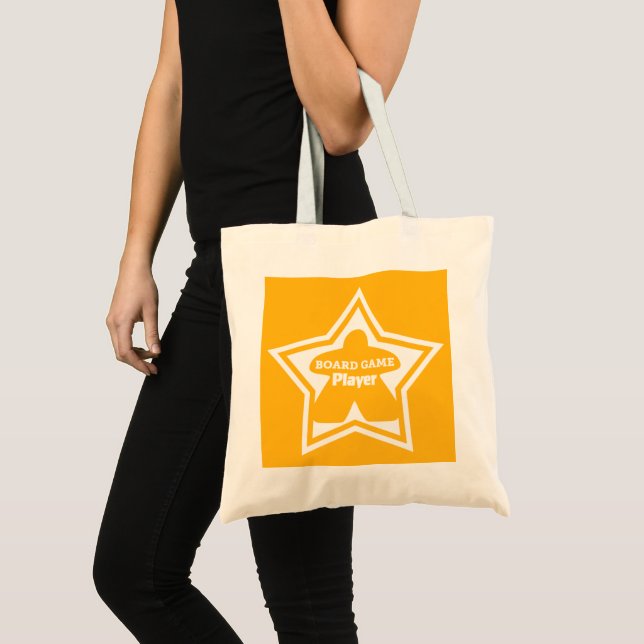 Board Game Player White Frame Basic Tote Bag (Front (Product))