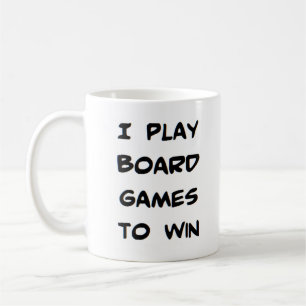 board game winner coffee mug