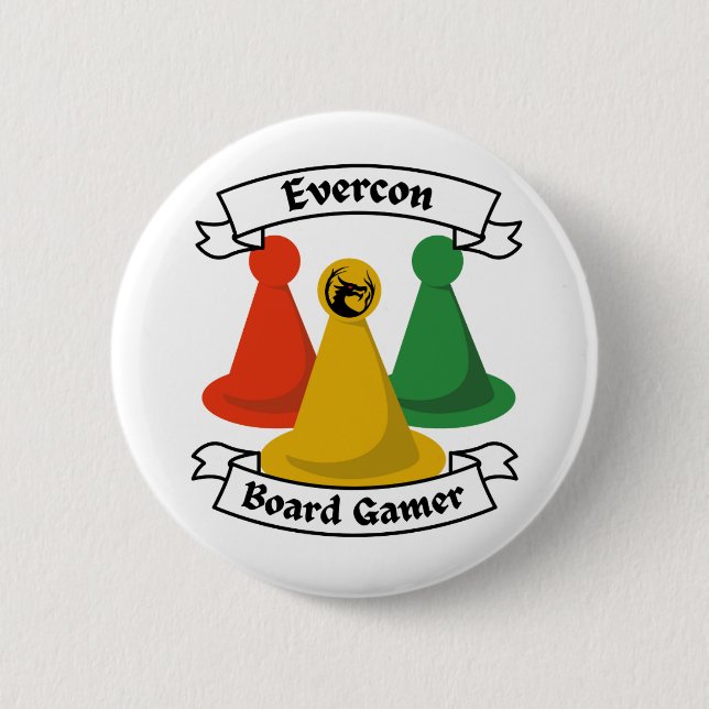 Board Gamer 2 Inch Round Button (Front)
