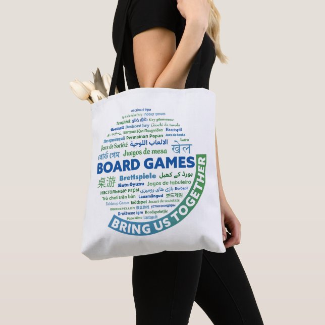 Board Games Bring Us Together Tote Bag (Close Up)