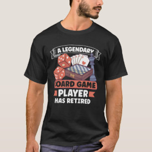 Board Games Chess Board Game Player Gambling T-Shirt