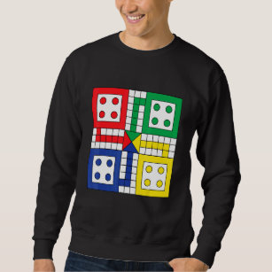 Board Games Play Ludo On Your   Illustration Graph Sweatshirt