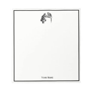 Board Games: Two Cats playing a Chess Match Notepad