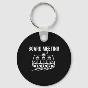 Board Meetings - Wintersports Lover Snowboarding S Keychain