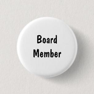 Board Member 1 Inch Round Button