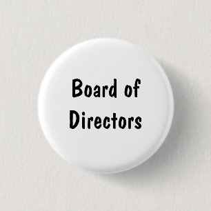 Board of Directors 1 Inch Round Button