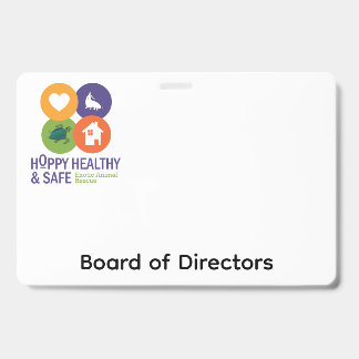 Board of Directors Name Tag Badge